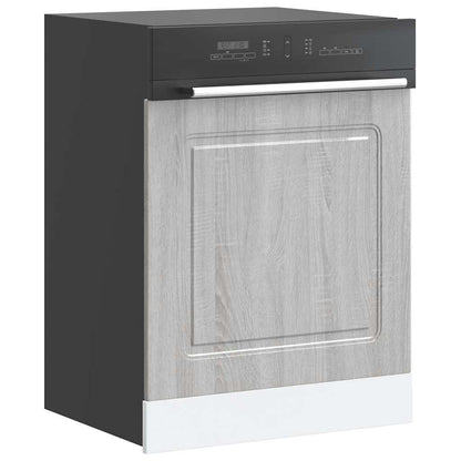 Dishwasher Panel Kalmar Grey Sonoma 60x1.5x57 cm Engineered Wood