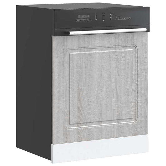 Dishwasher Panel Kalmar Grey Sonoma 60x1.5x57 cm Engineered Wood