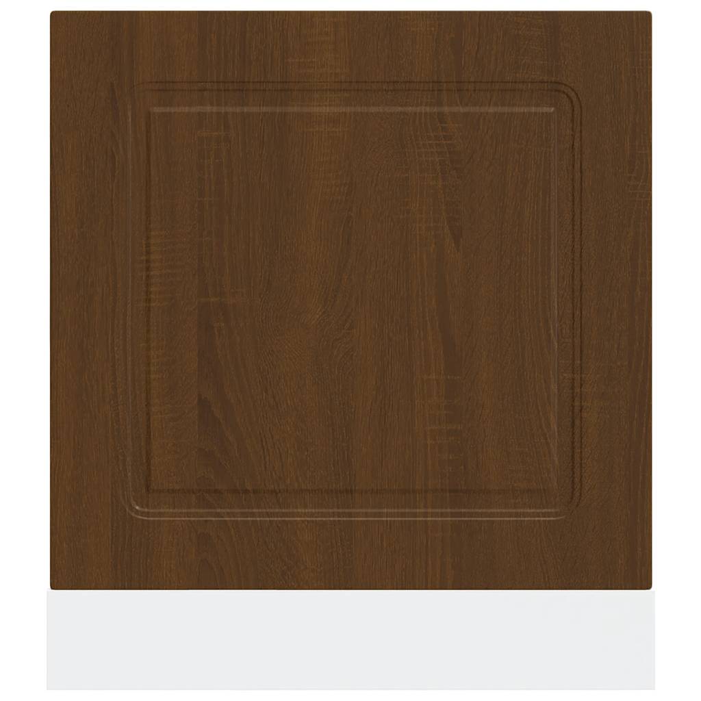 Dishwasher Panel Kalmar Brown Oak 60x1.5x57 cm Engineered Wood