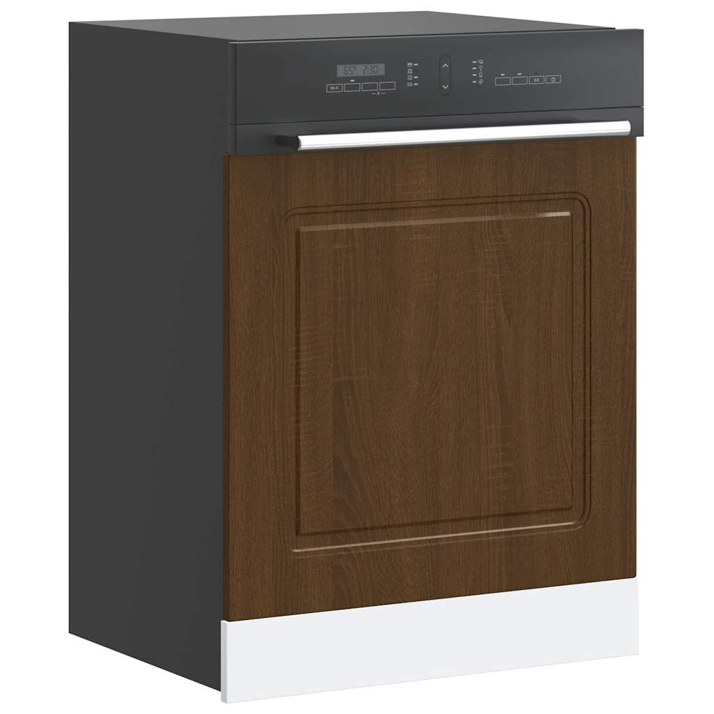 Dishwasher Panel Kalmar Brown Oak 60x1.5x57 cm Engineered Wood