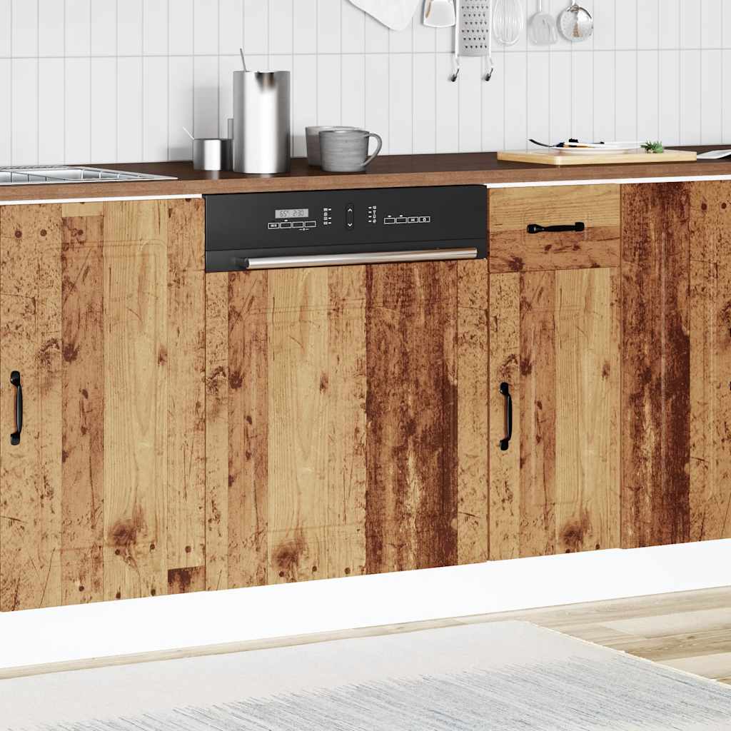 Dishwasher Panel Kalmar Old Wood 60x1.5x57 cm Engineered Wood