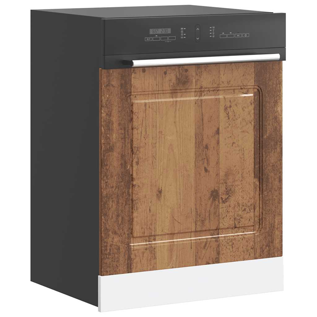 Dishwasher Panel Kalmar Old Wood 60x1.5x57 cm Engineered Wood