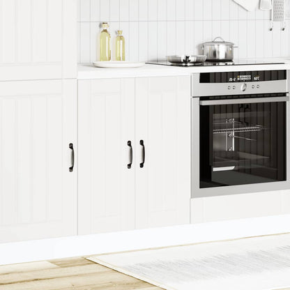 Sink Base Cabinet Lucca White Engineered Wood