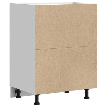 Sink Base Cabinet "Lucca" White Engineered Wood