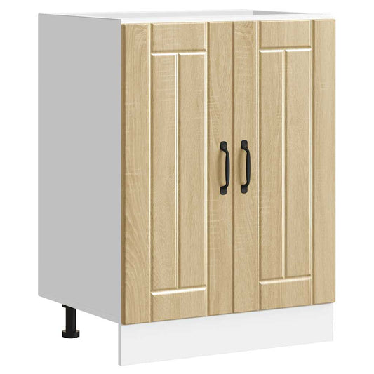 Sink Base Cabinet "Lucca" Sonoma Oak Engineered Wood