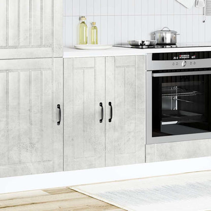 Sink Base Cabinet Lucca Concrete Grey Engineered Wood