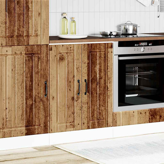 Sink Base Cabinet "Lucca" Old Wood Engineered Wood