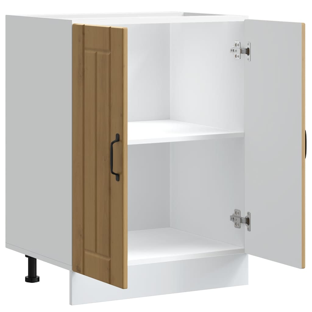 Sink Base Cabinet "Lucca" Artisan Oak Engineered Wood