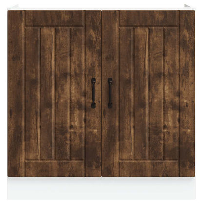 Sink Base Cabinet "Lucca" Smoked Oak Engineered Wood