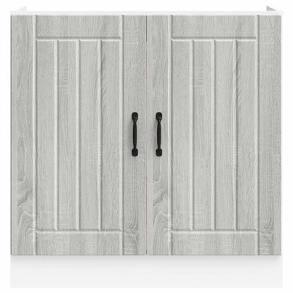 Sink Base Cabinet "Lucca" Grey Sonoma Engineered Wood