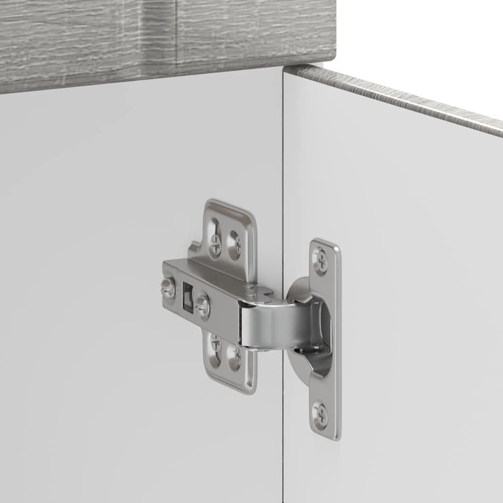 Kitchen Base Cabinet "Lucca" Grey Sonoma Engineered Wood