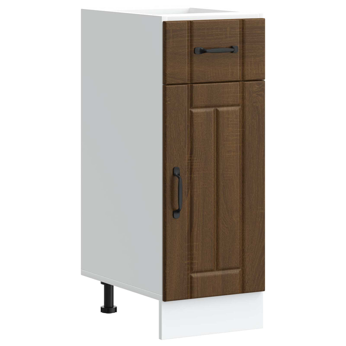 Kitchen Base Cabinet "Lucca" Brown Oak Engineered Wood