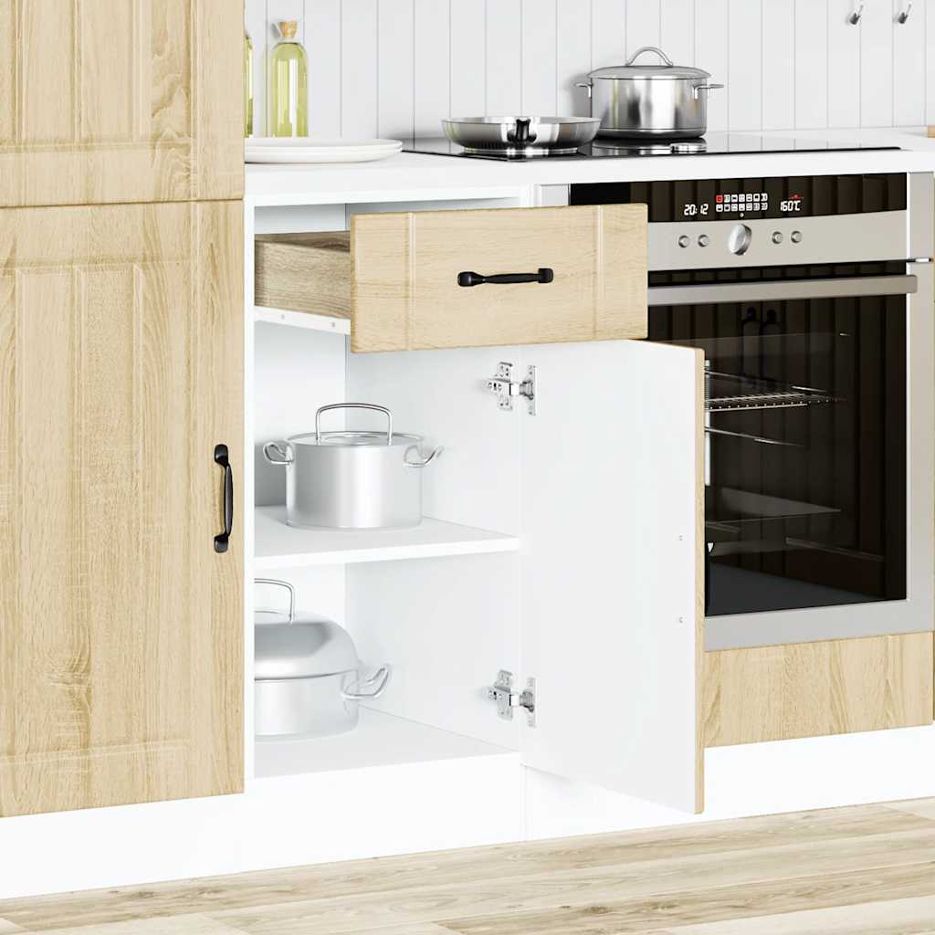 Kitchen Base Cabinet Lucca Sonoma Oak Engineered Wood