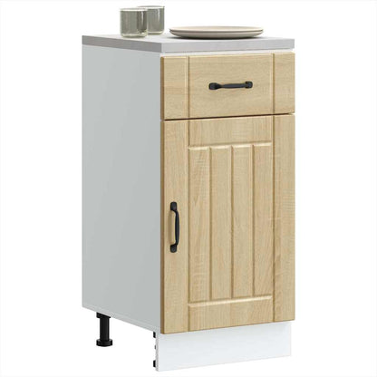 Kitchen Base Cabinet Lucca Sonoma Oak Engineered Wood