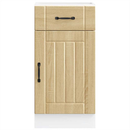 Kitchen Base Cabinet Lucca Sonoma Oak Engineered Wood