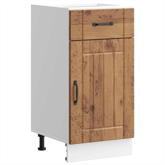 Kitchen Base Cabinet "Lucca" Old Wood Engineered Wood