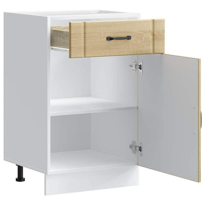Kitchen Base Cabinet Lucca Sonoma Oak Engineered Wood
