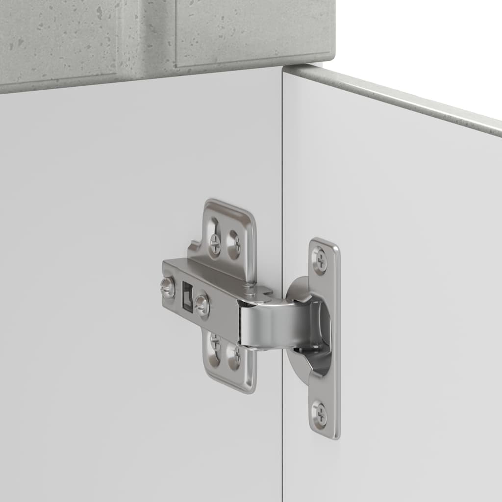 Kitchen Base Cabinet "Lucca" Concrete Grey Engineered Wood