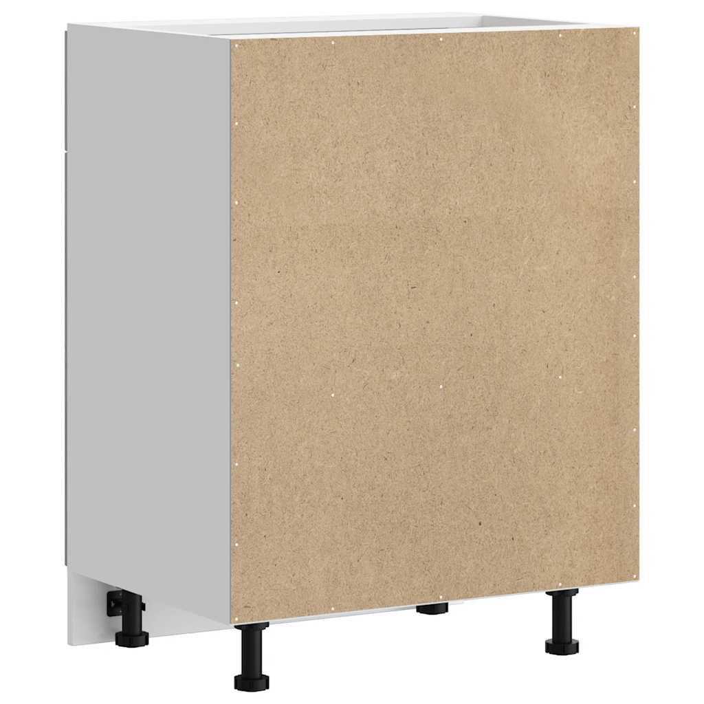 Kitchen Base Cabinet Lucca Grey Sonoma Engineered Wood