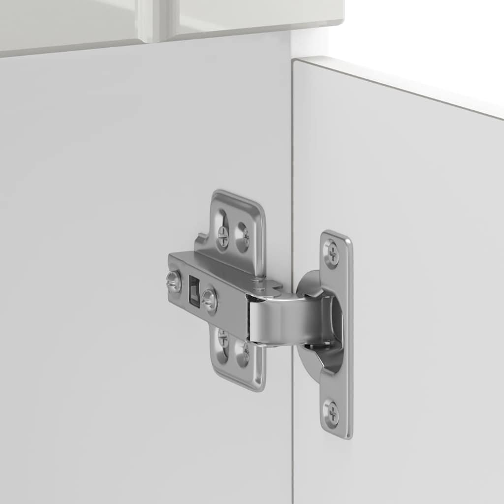 Kitchen Base Cabinet Lucca High Gloss White Engineered Wood