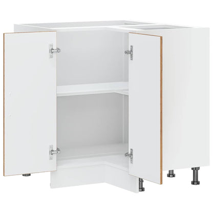 Kitchen Corner Base Cabinet "Lucca" Old Wood Engineered Wood