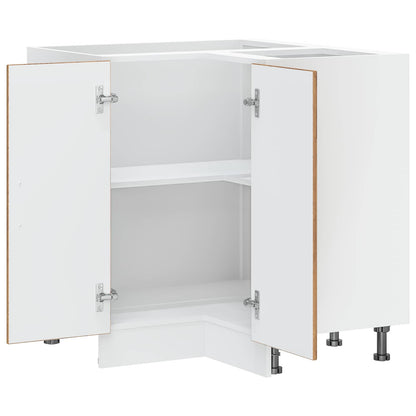 Kitchen Corner Base Cabinet "Lucca" Old Wood Engineered Wood