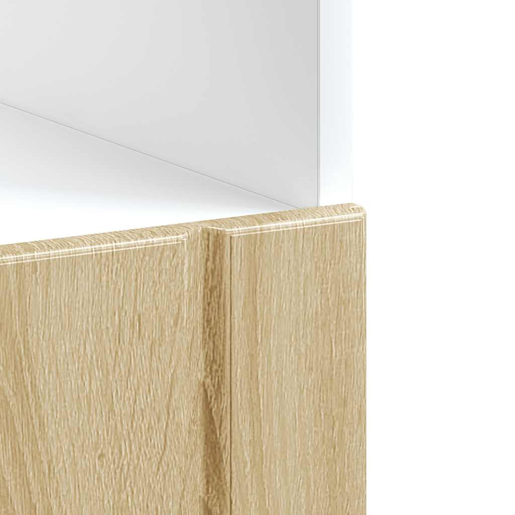 Oven Cabinet Lucca Sonoma Oak Engineered Wood
