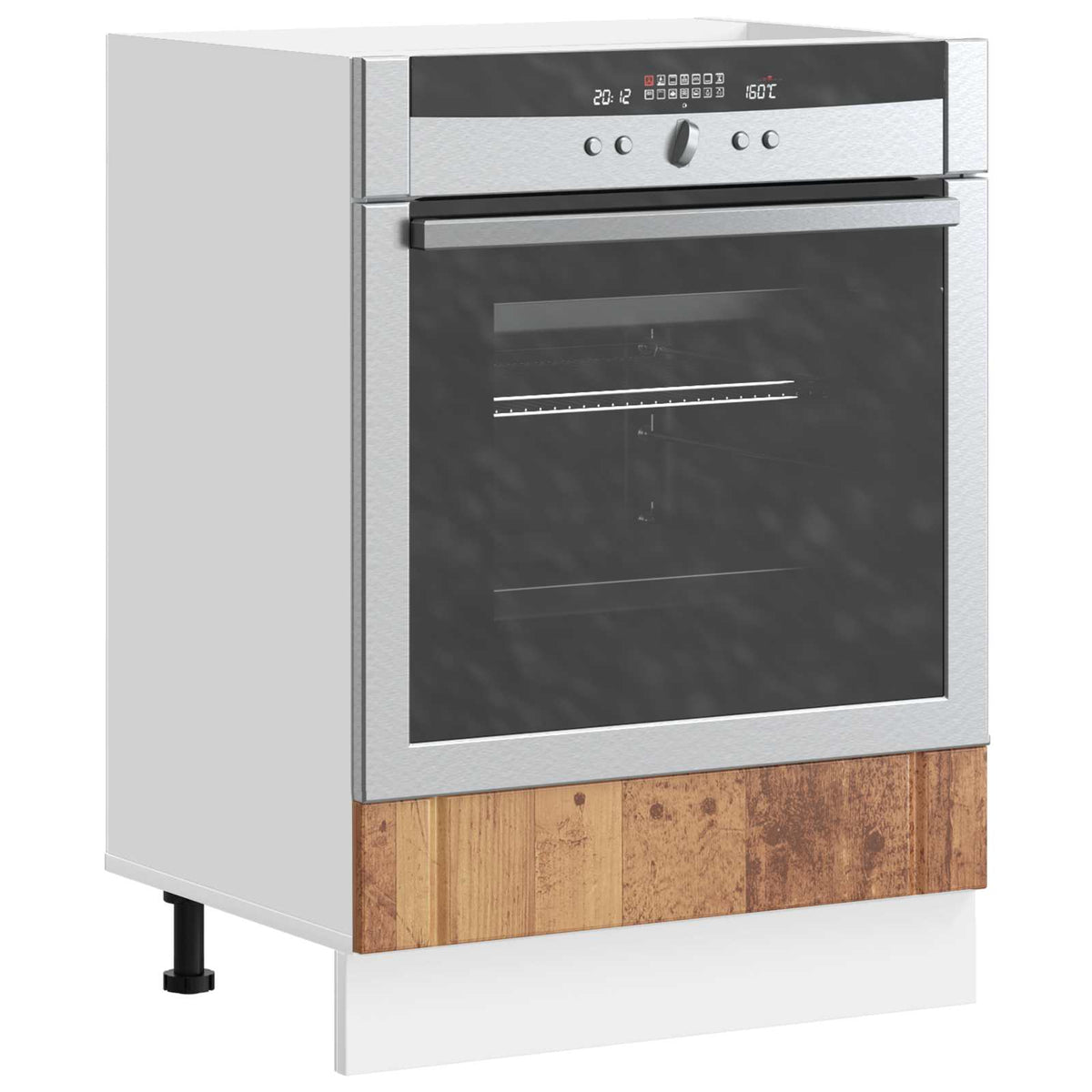 Oven Cabinet "Lucca" Old Wood Engineered Wood