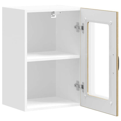 Kitchen Wall Cabinet with Glass Door "Lucca" Sonoma Oak
