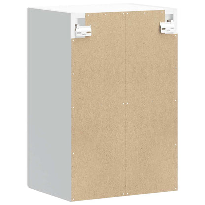 Kitchen Wall Cabinet with Glass Door Lucca Concrete Grey