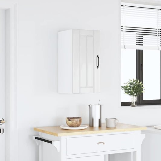 Kitchen Wall Cabinet "Lucca" High Gloss White Engineered Wood