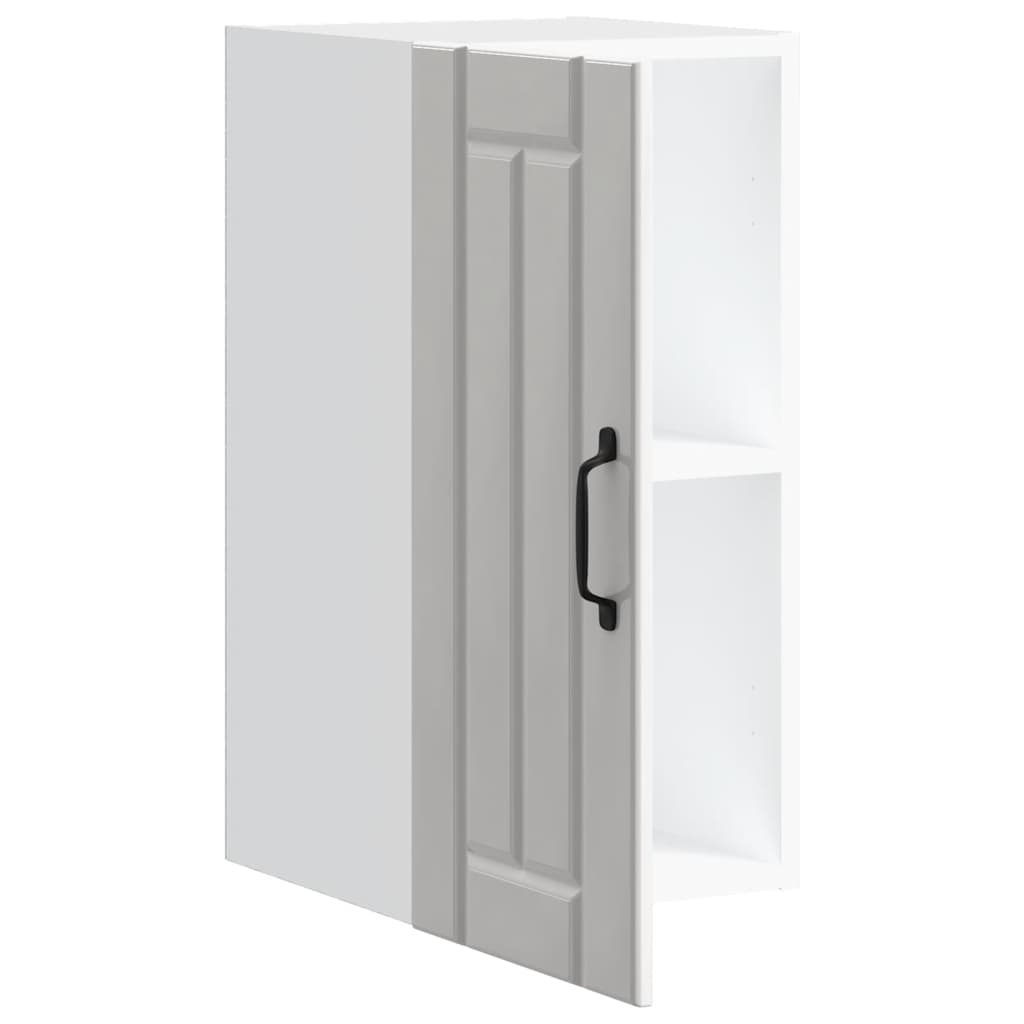 Kitchen Wall Cabinet "Lucca" High Gloss White Engineered Wood