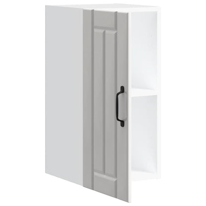 Kitchen Wall Cabinet "Lucca" High Gloss White Engineered Wood