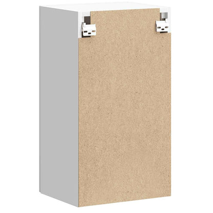 Kitchen Wall Cabinet Lucca High Gloss White Engineered Wood