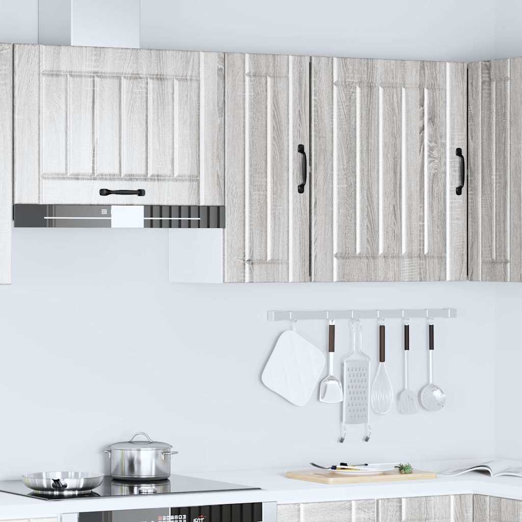 Kitchen Wall Cabinet Lucca Grey Sonoma Engineered Wood