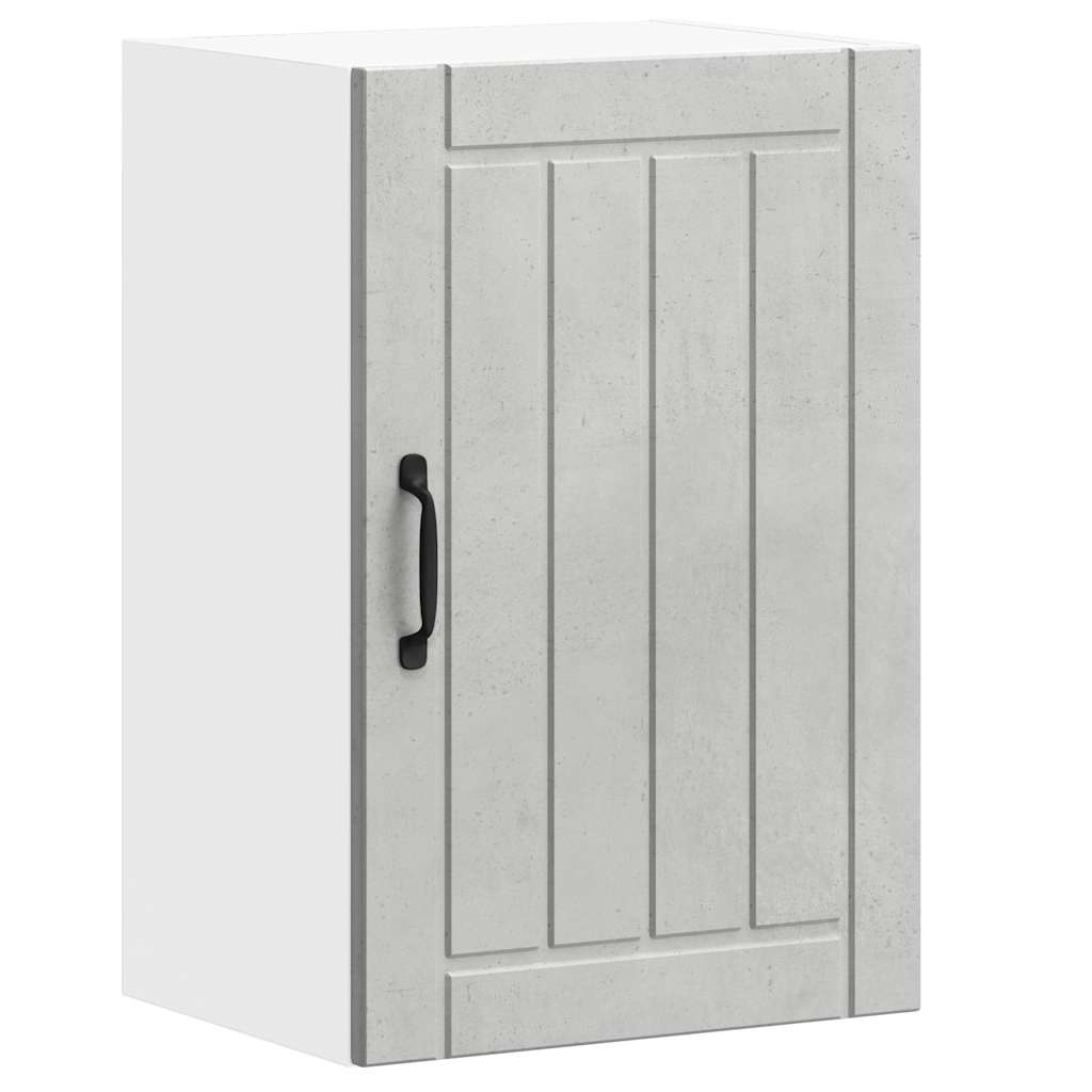 Kitchen Wall Cabinet Lucca Concrete Grey Engineered Wood