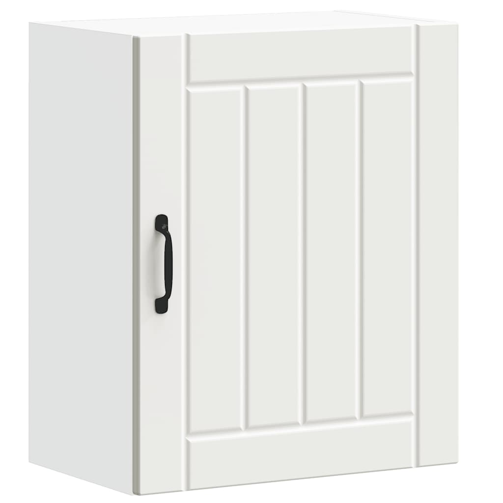 Kitchen Wall Cabinets 2 pcs Lucca White Engineered Wood