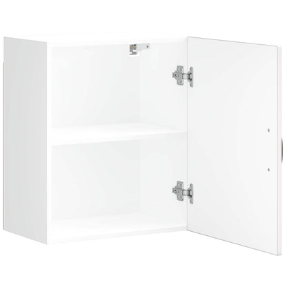 Kitchen Wall Cabinets 2 pcs Lucca White Engineered Wood