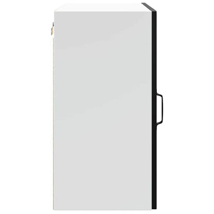 Kitchen Wall Cabinets 2 pcs Lucca Black Engineered Wood