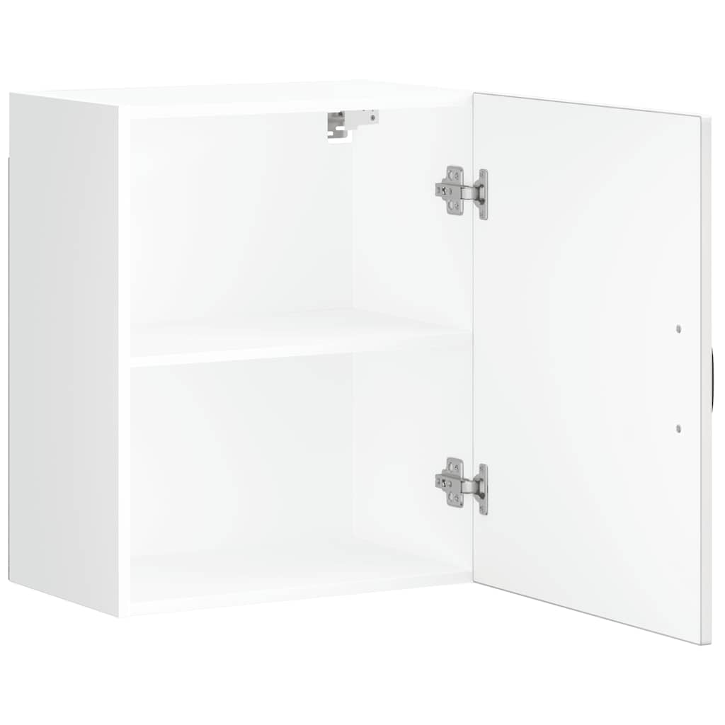 Kitchen Wall Cabinet Lucca High Gloss White Engineered Wood
