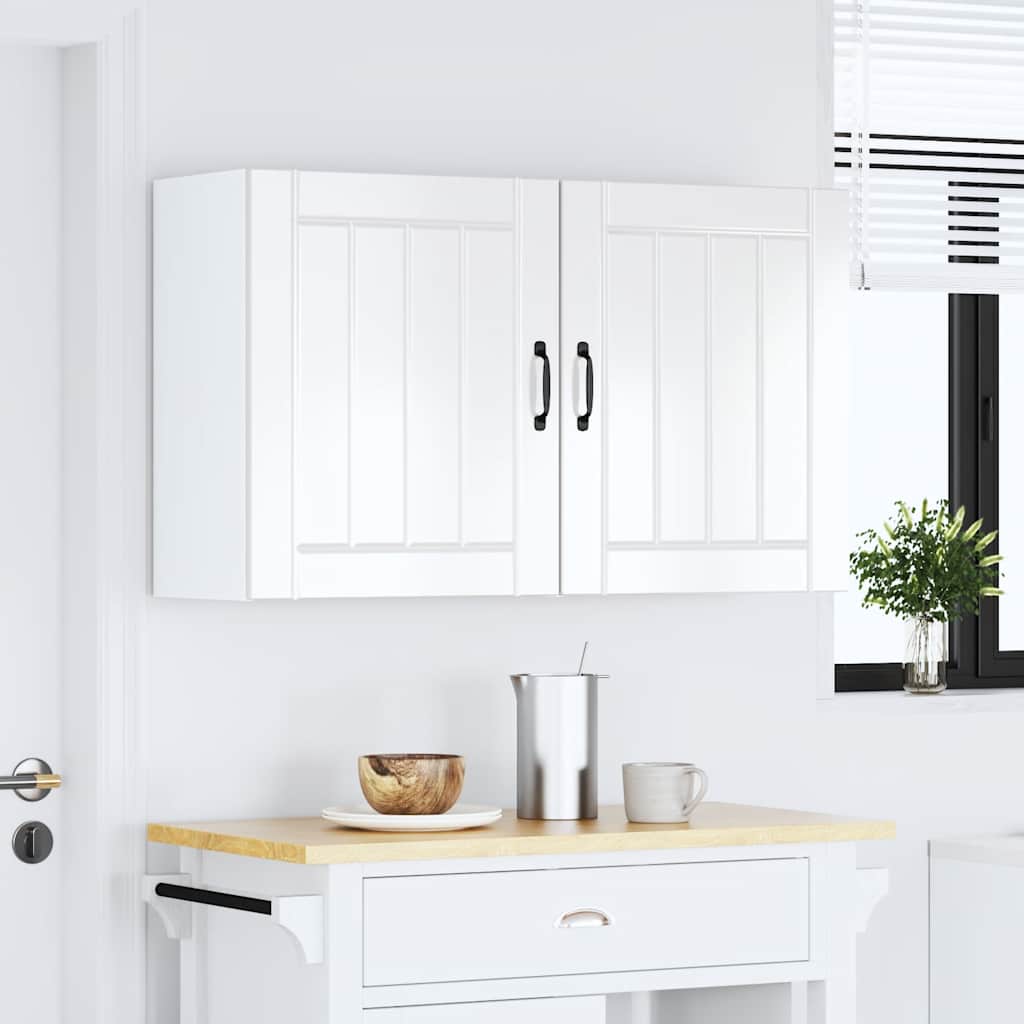 Kitchen Wall Cabinets 2 pcs "Lucca" High Gloss White