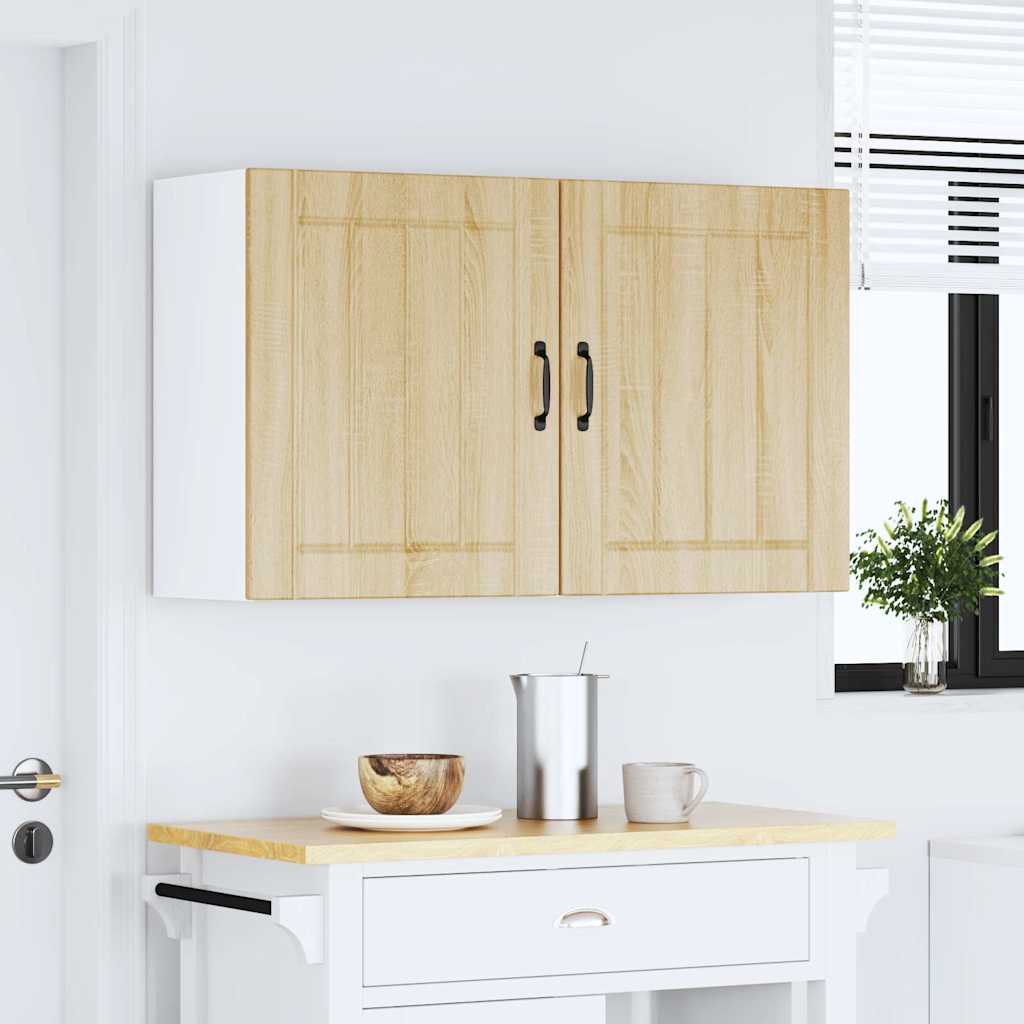 Kitchen Wall Cabinets 2 pcs Lucca Sonoma Oak Engineered Wood