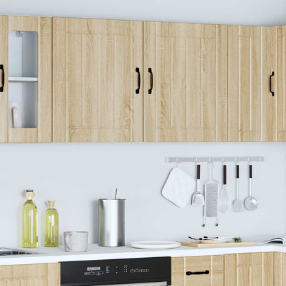 Kitchen Wall Cabinets 2 pcs Lucca Sonoma Oak Engineered Wood