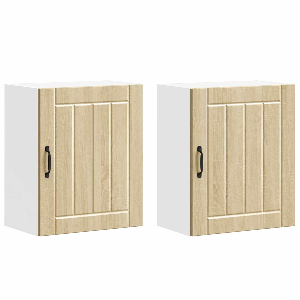 Kitchen Wall Cabinets 2 pcs Lucca Sonoma Oak Engineered Wood