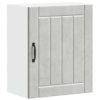 Kitchen Wall Cabinets 2 pcs Lucca Concrete Grey Engineered Wood