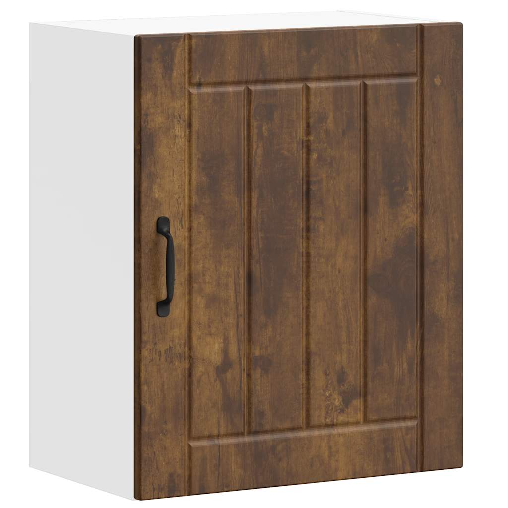 Kitchen Wall Cabinets 2 pcs Lucca Smoked Oak Engineered Wood