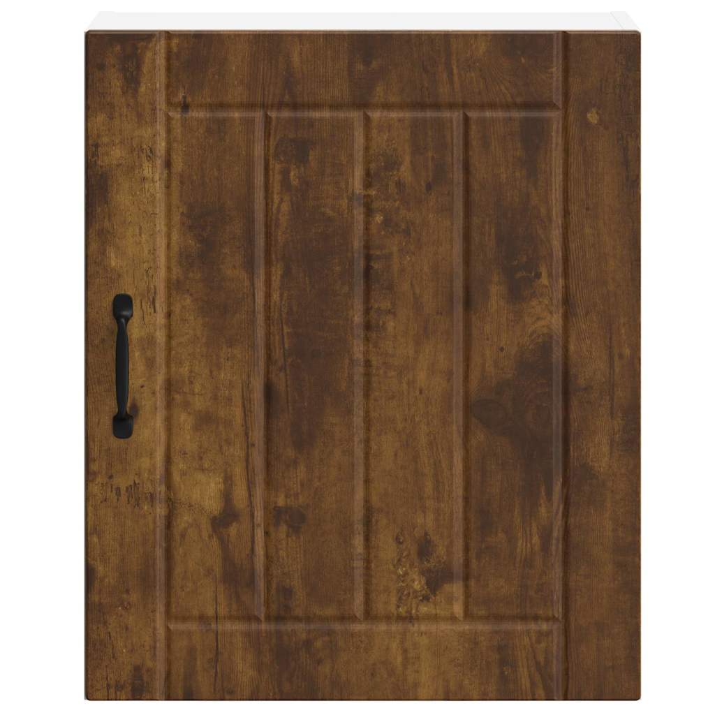 Kitchen Wall Cabinets 2 pcs Lucca Smoked Oak Engineered Wood