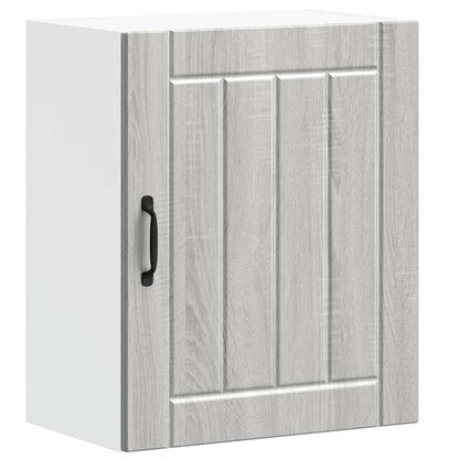 Kitchen Wall Cabinets 2 pcs Lucca Grey Sonoma Engineered Wood