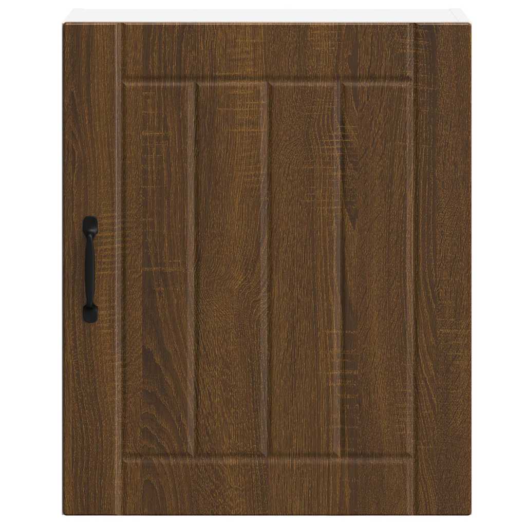 Kitchen Wall Cabinets 2 pcs Lucca Brown Oak Engineered Wood