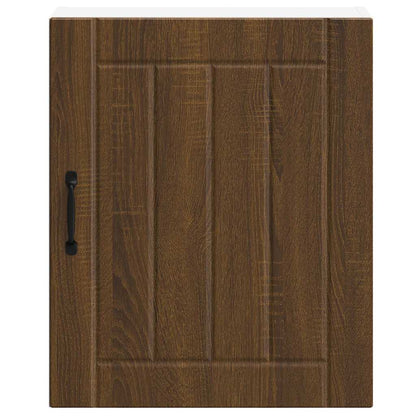 Kitchen Wall Cabinets 2 pcs Lucca Brown Oak Engineered Wood